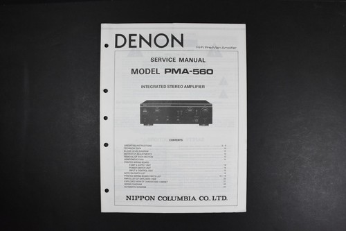 Denon pma 560 integrated - denon,