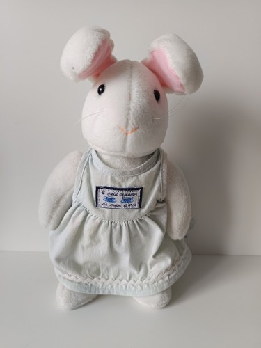 Peluche lapin blanc sucre - blanc,