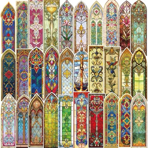 12pcs random baroque church - random,