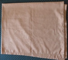 Nappe de table en tissu faux-uni  vieux rose
