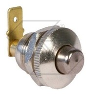 Bouton De Masse Chromé Attaque Faston Pour Tracteur Agricole