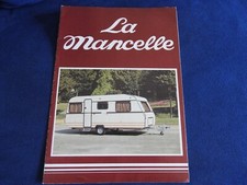 catalogue caravane LA MANCELLE   1958 / 1986