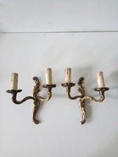 Paire d'appliques en bronze 2 feux -Style baroque