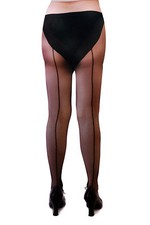 NEUF YVES SAINT LAURENT COLLANT LINGERIE ELVIRA NOIR TAILLE 2 SLIPÉ VENTRE PLAT 