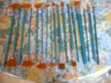 Lot de 18 pinceaux numérotés