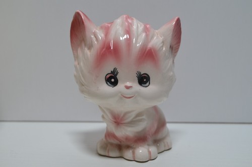 Tirelire chat vintage poinçon