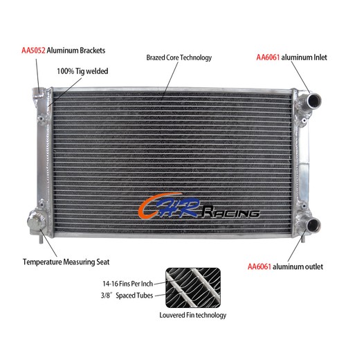 Aluminum radiator for - radiator, 1981-92