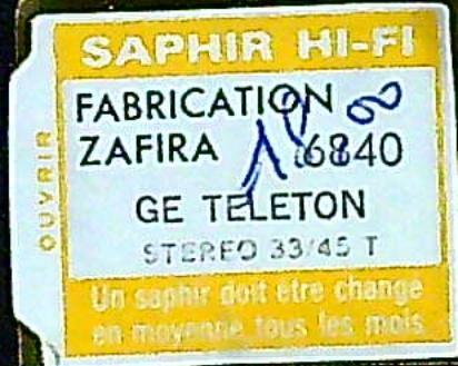 Saphir diamant stéréo - saphir,