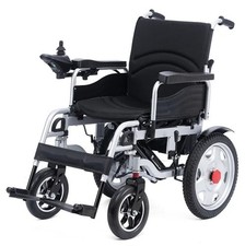 Fauteuil roulant électrique pliable léger, 12Ah Batt, largeur d'assise 2*250W