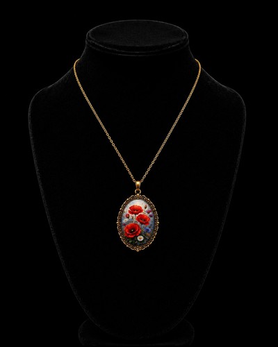 Collier vintage plaqué 18 - collier, or