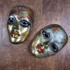 Duo masques laiton - duo, en