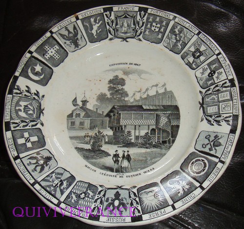 Ass074 assiette exposition - -,