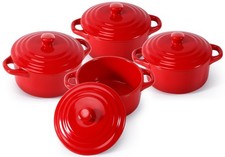 4 Pcs Mini Cocotte Set, 16Oz