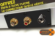 UPGRADE KIT RCA DORÉS PLAQUE NOIRE "AUDIO ONLY" PLATINE VINYLE PHONO TURNTABLE?