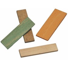Cales de vitrage en bois - longueur 70 mm - largeur 15 mm - épaisseur 3 mm GOET
