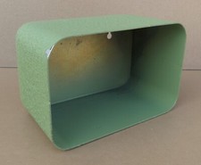 Ancien CASIER CUBE MURAL industriel étagère métal vert vintage déco usine #2