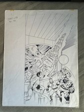 JEAN-YVES MITTON COUVERTURE ORIGINALE SPIDEY 34 26 x 33 cm NOVEMBRE 1982