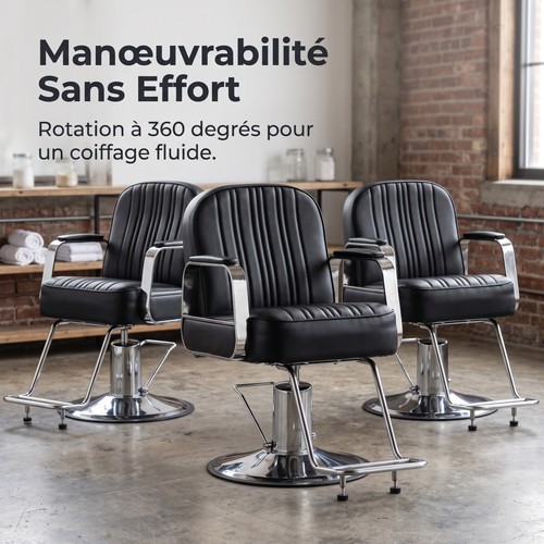 Fauteuil salon coiffure - fauteuil, de