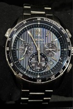 Montre solaire Seiko Chronographe Radio montre élégante pour hommes et femmes