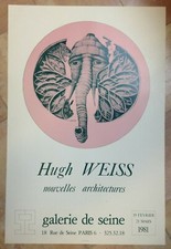 HUGH WEISS 1981 AFFICHE