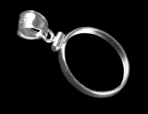 Coin bezel mount frame for - mount,