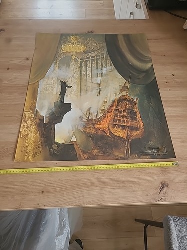 Grande litho signée roger - signée,