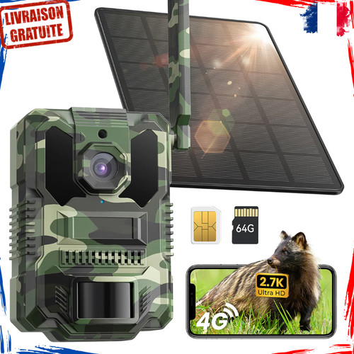Caméra chasse solaire - de,