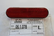 Réflecteur Pare-Chocs Arrière Bumper Reflector Ligier X-Too - Nova 500