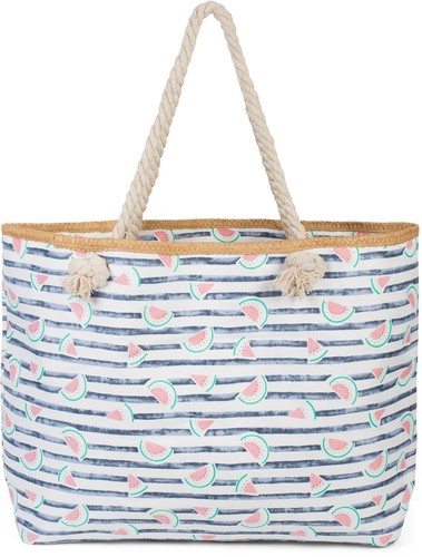 Sac plage xxl - de, rayures
