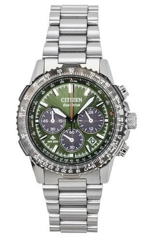 Montre citizen cadran - cadran, vert