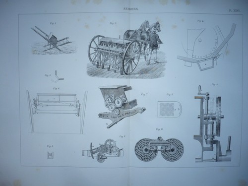 Gravure 1880 matériel - 1880,