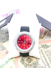 🏆 Rare montre-bracelet rouge Pobeda ZIM ours olympique 1980 service soviétiq...