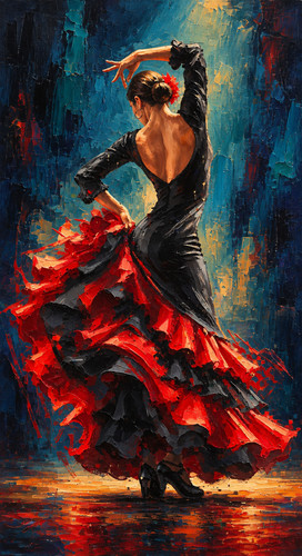 Peinture huile sur toile faite - peinture,