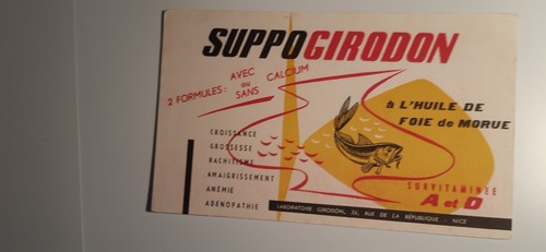 Buvard pharmacie suppo - buvard, girodon