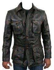 Blouson motard homme vintage