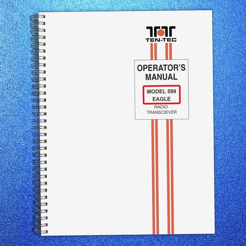 Ten tec eagle 599 user - ten, manual