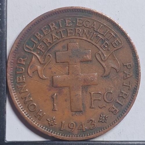 Franc 1943 madagascar - 1,