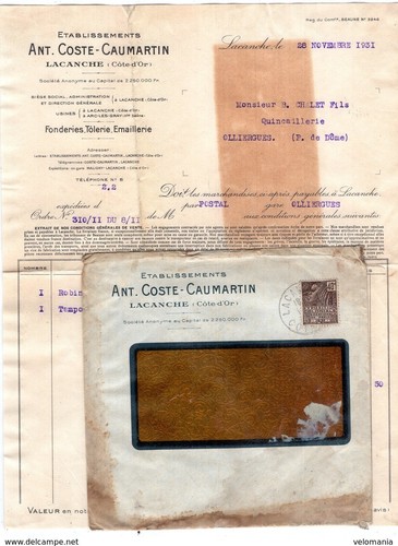 Facture enveloppe ant - -,