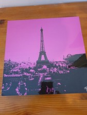 Photo tour Eiffel noir et rose