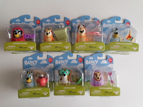 Lot neuf figurines bluey - bluey,