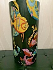 porte parapluie en ceramique vintage