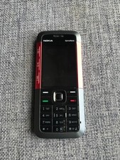 téléphone portable nokia xpressmusic rouge sans batterie ni chargeur