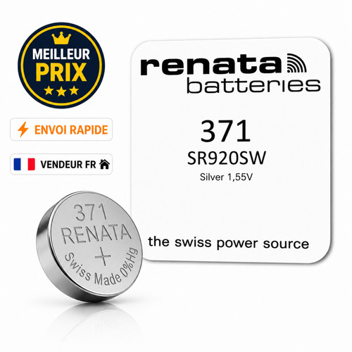 Pile 371 sr920sw oxyde - 371, argent