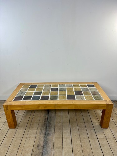 Table basse orme - basse, grès