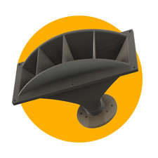 S411-11" Sector Horn PAIR