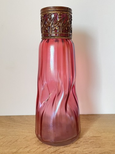 Vase art nouveau - en, verre