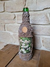 ANCIENNE BOUTEILLE GENEPI LIQUEUR MONTAGNE BOIS KITCH COLLECTION ORIGINALE 