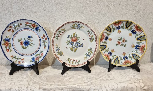 Anciennes assiettes faïence - anciennes,