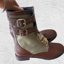 Large Size Canvas Retro Buckle