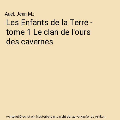Les enfants terre tome - les, la
